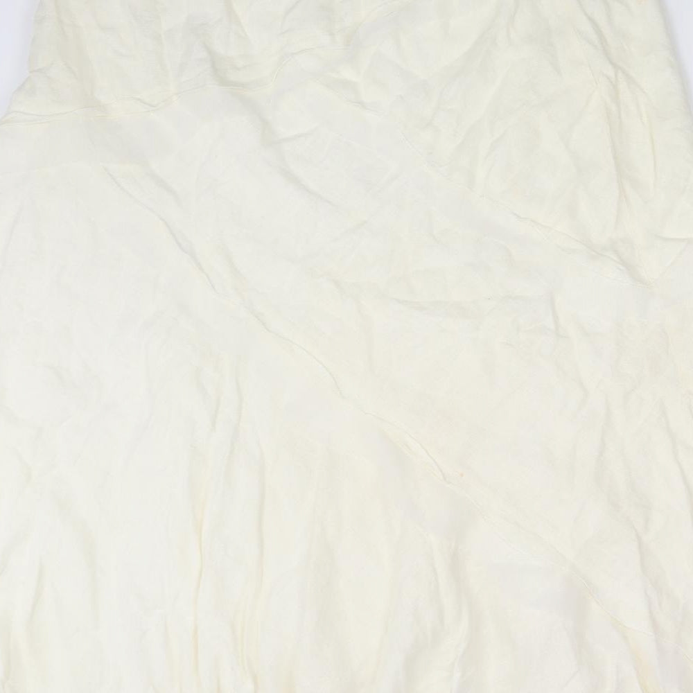 Per Una Womens Ivory   A-Line Skirt Size 16
