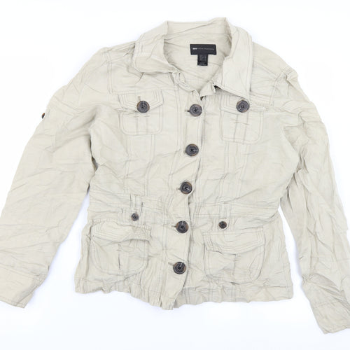 MNG Womens Beige   Jacket  Size L