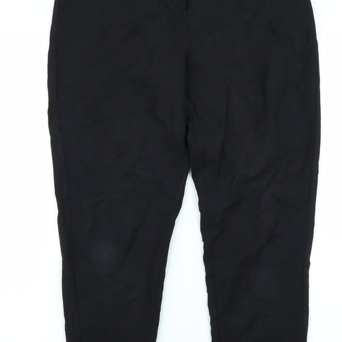 F&F Womens Black   Trousers  Size 10 L24 in