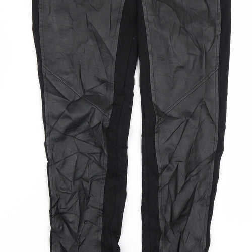 Mango Womens Black   Chino Leggings Size M L28 in