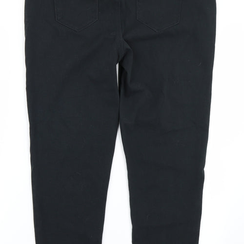 George Womens Black  Denim Jegging Jeans Size 16 L24 in