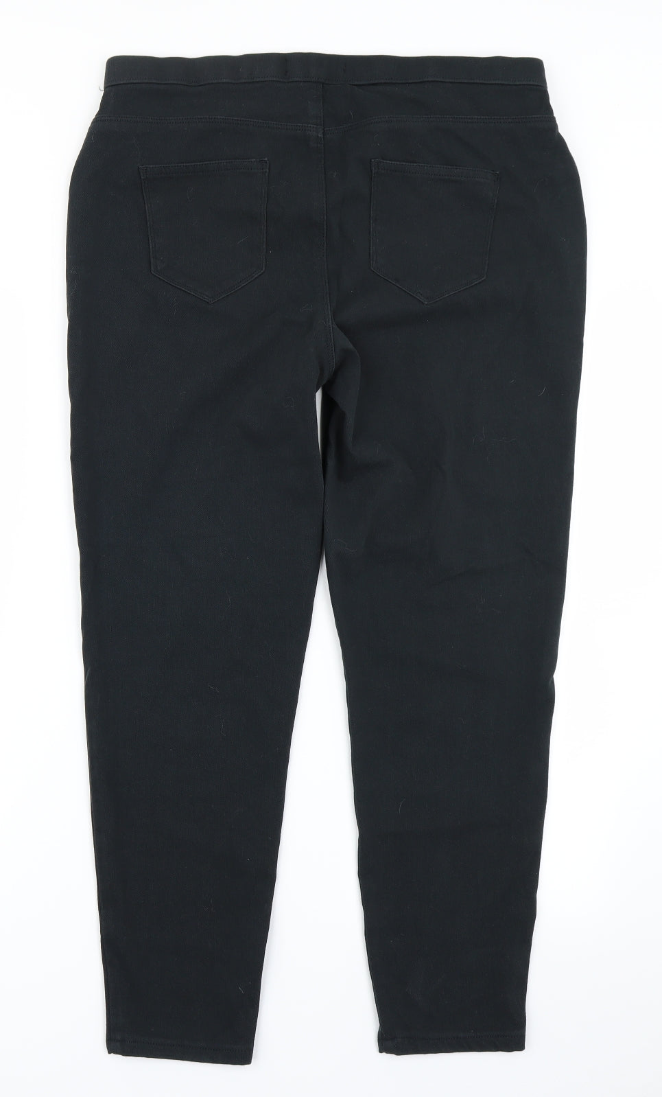 George Womens Black  Denim Jegging Jeans Size 16 L24 in