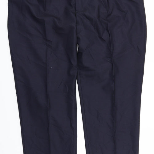 Blue Savanna Mens Blue   Trousers  Size 42 in L28 in