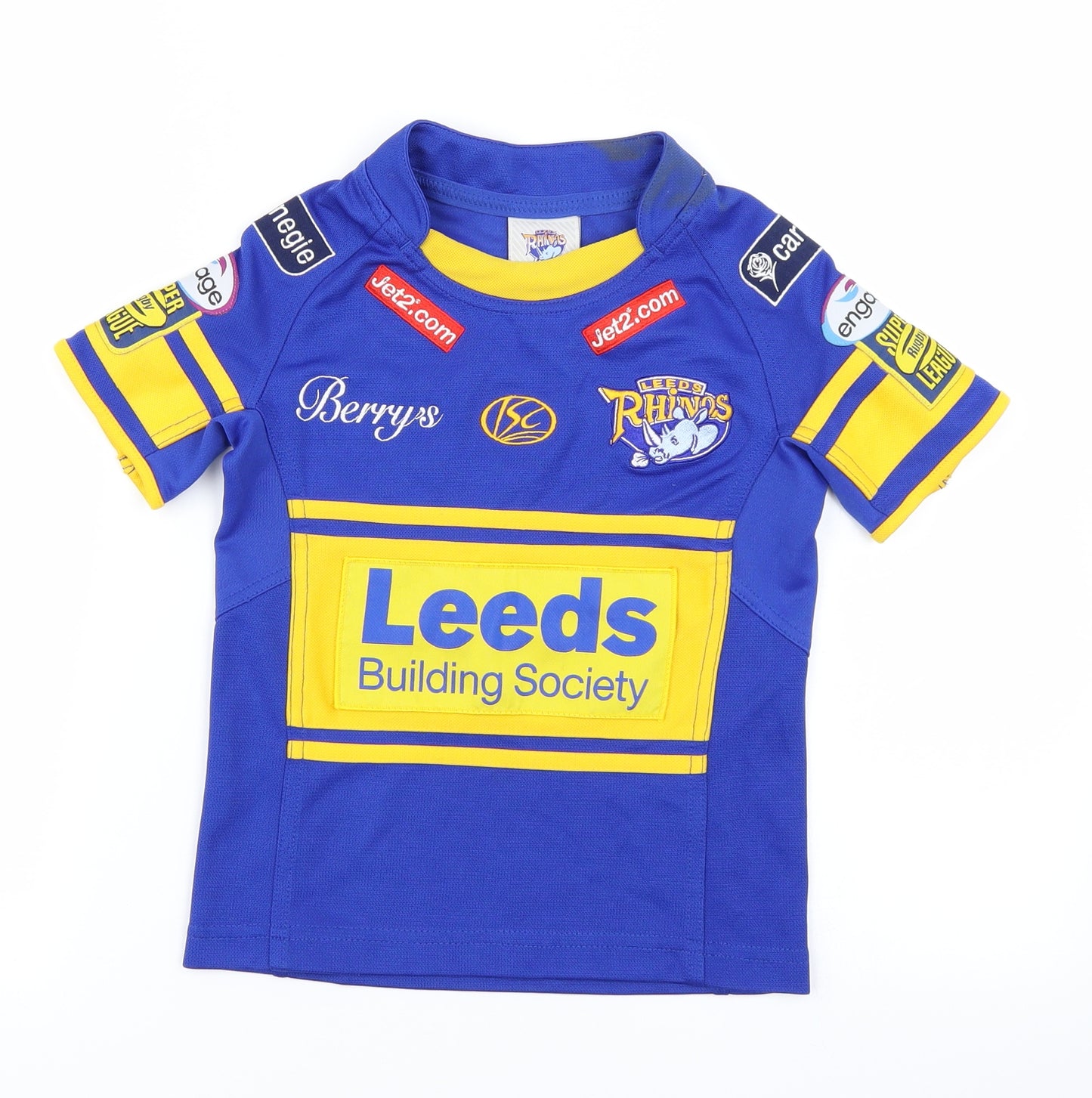 Leeds Rhinos Boys Blue   Basic T-Shirt Size 6 Years  - Leeds Rhinos Rugby