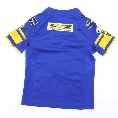 Leeds Rhinos Boys Blue   Basic T-Shirt Size 6 Years  - Leeds Rhinos Rugby