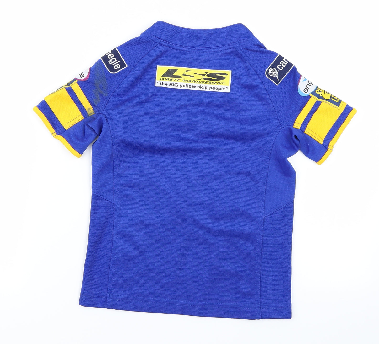 Leeds Rhinos Boys Blue   Basic T-Shirt Size 6 Years  - Leeds Rhinos Rugby