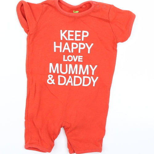 NEXT Baby Red   Romper One-Piece Size 0-3 Months