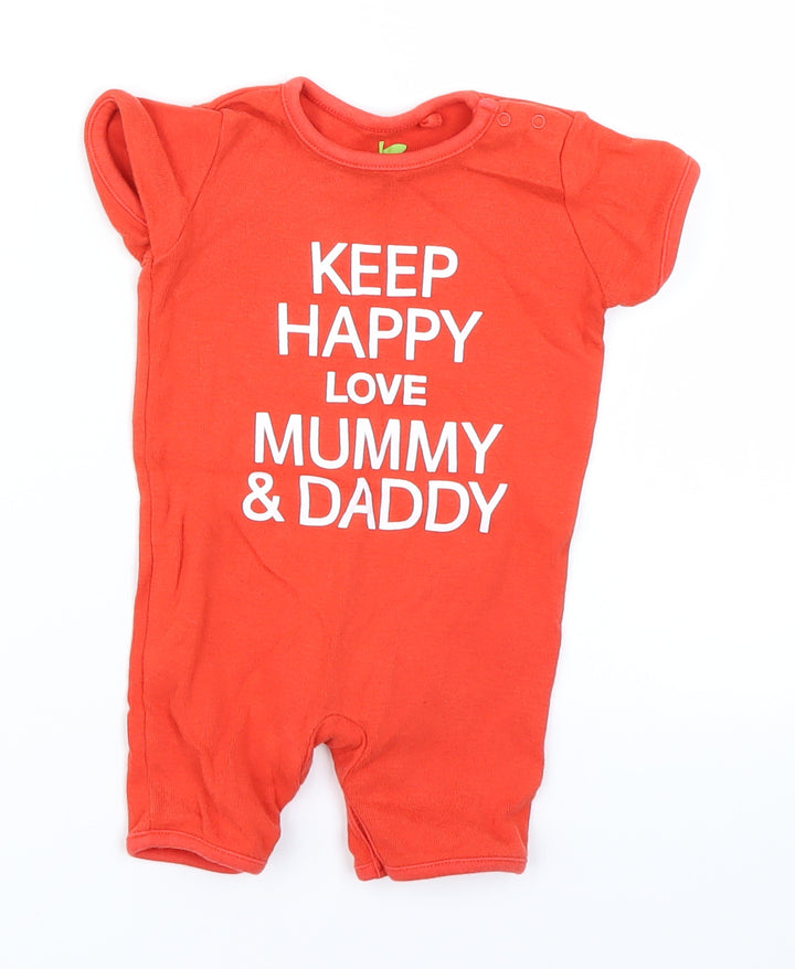 NEXT Baby Red Romper One-Piece Size 0-3 Months