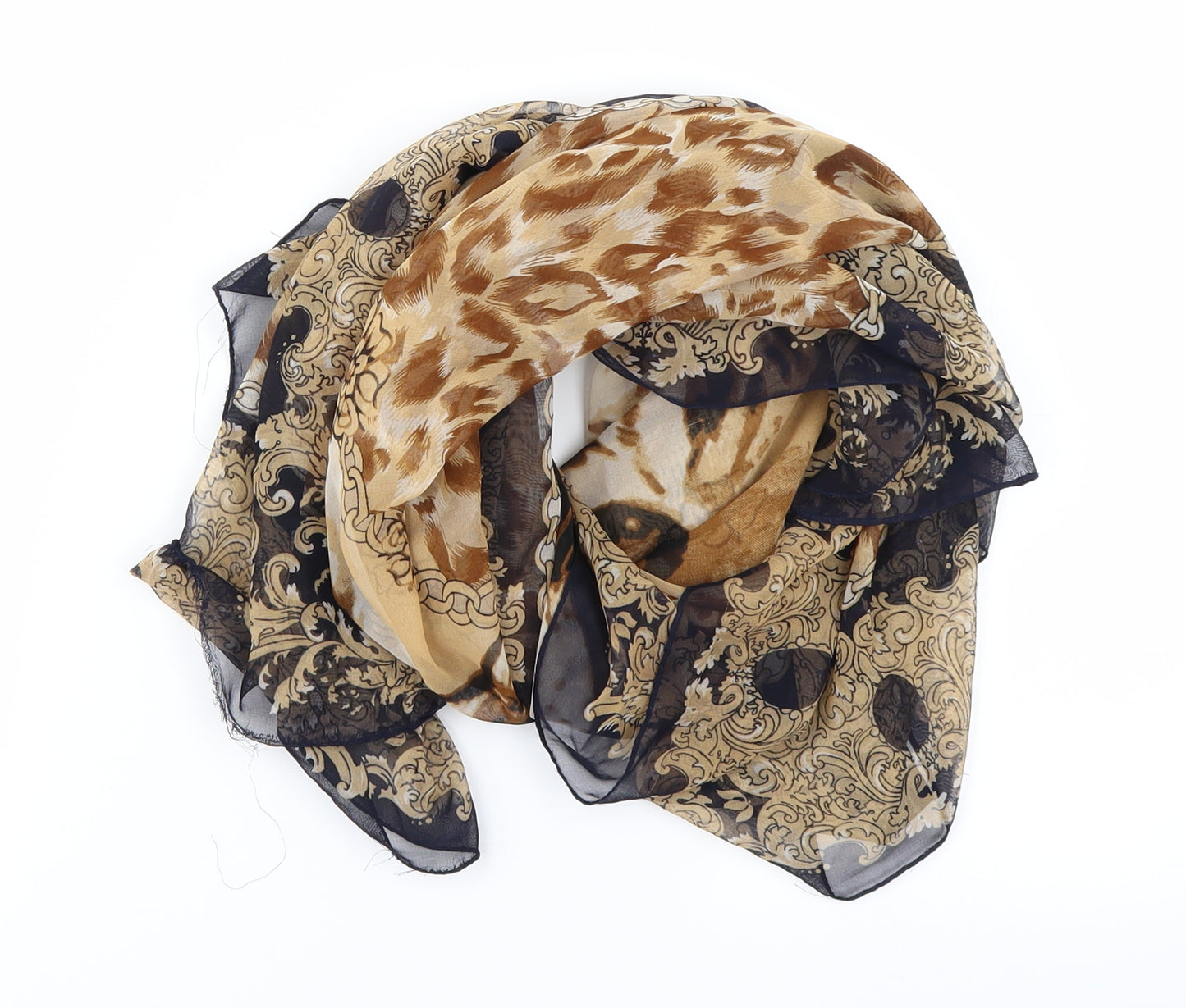 River Island Womens Brown Animal Print   Shawl/Wrap   - Tiger Print