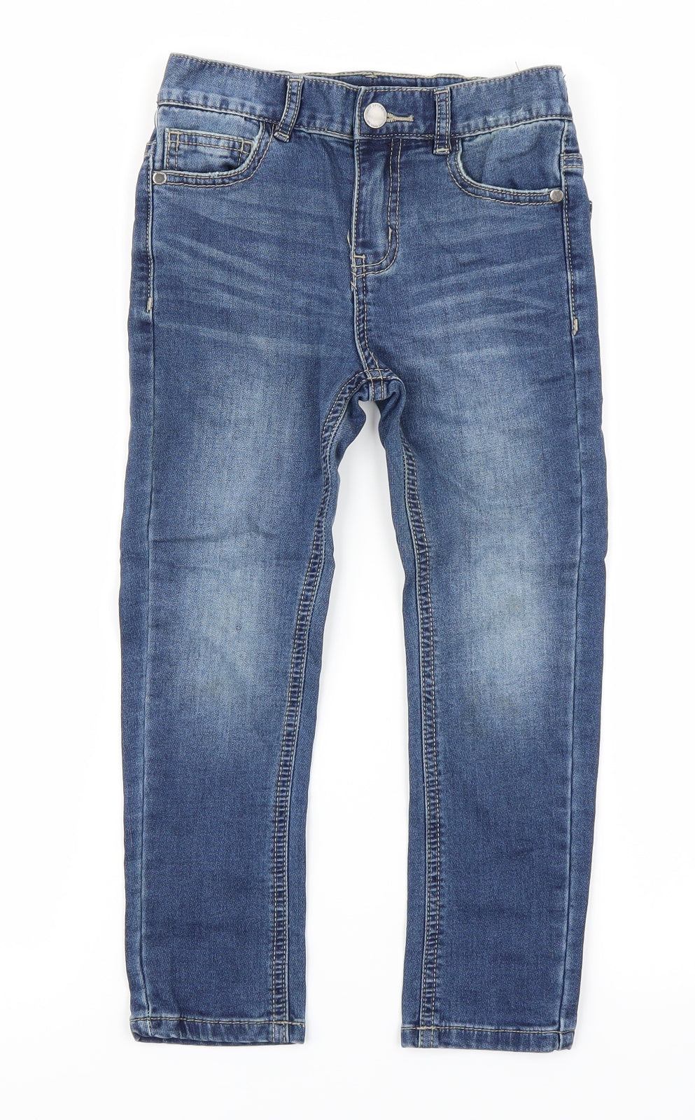 NEXT Boys Blue  Denim Straight Jeans Size 6 Years