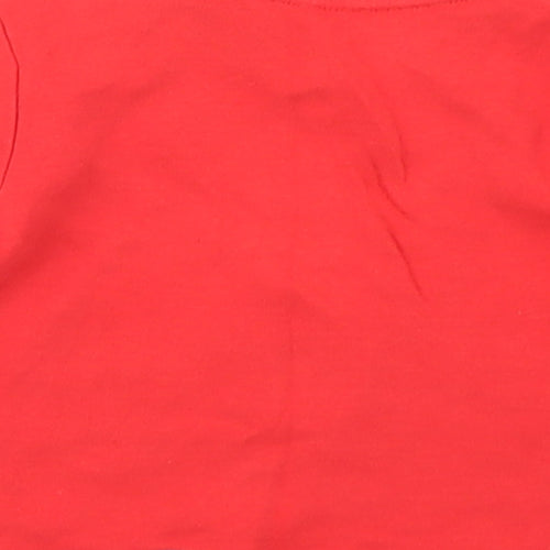 George Boys Red   Basic T-Shirt Size 0-3 Months  - Cars Disney