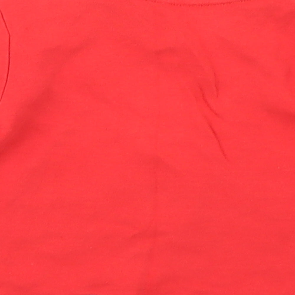 George Boys Red   Basic T-Shirt Size 0-3 Months  - Cars Disney