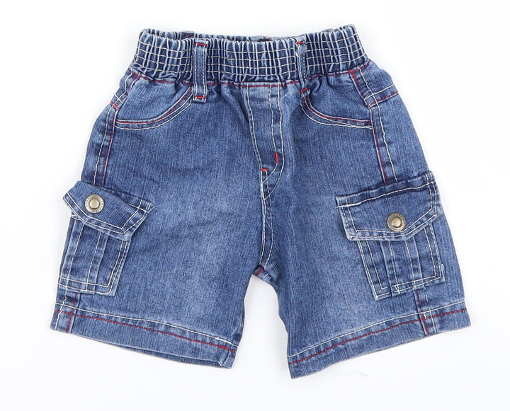 Cantarana Baby Blue Denim Cropped Jeans Size 18 Months