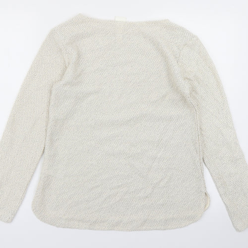 H&M Womens White   Pullover Jumper Size XS