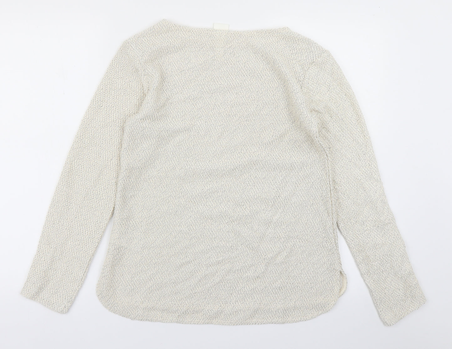 H&M Womens White   Pullover Jumper Size XS