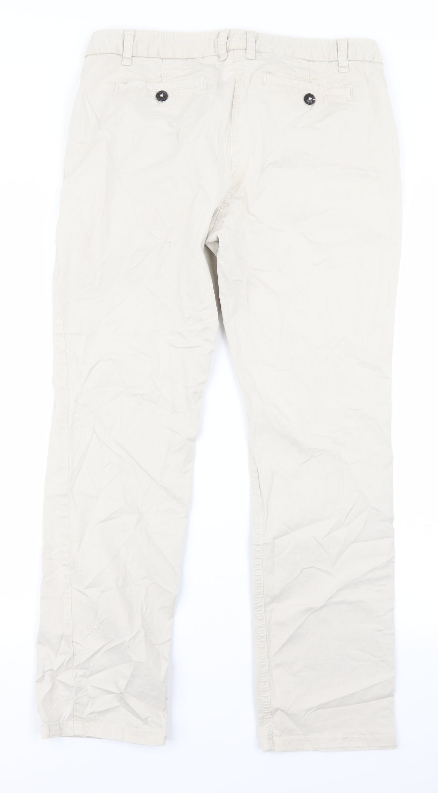 Boden Womens Beige   Chino Trousers Size 12 L26 in