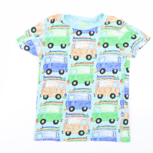 NEXT Boys Blue   Basic T-Shirt Size 3-4 Years  - Camper Van