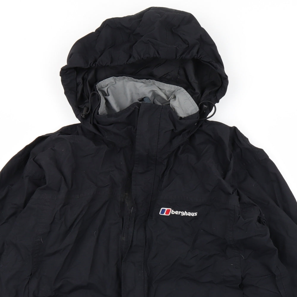 Berghaus Mens Black   Rain Coat Coat Size M