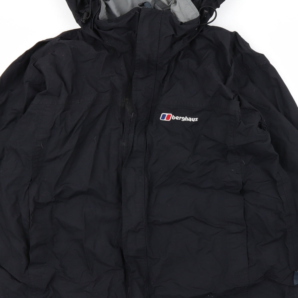 Berghaus Mens Black   Rain Coat Coat Size M
