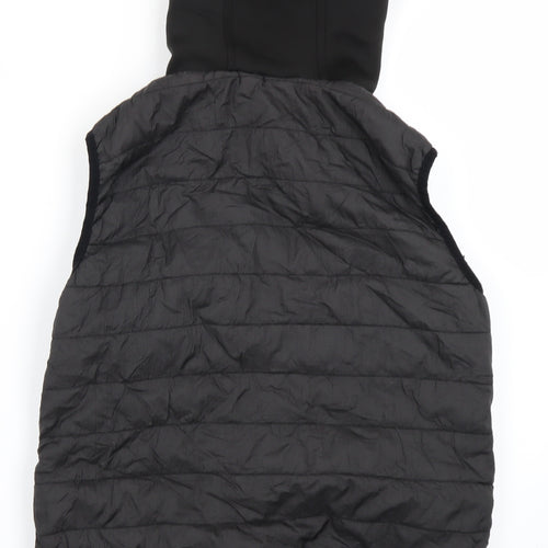 Very Boys Black   Gilet Coat Size 13 Years