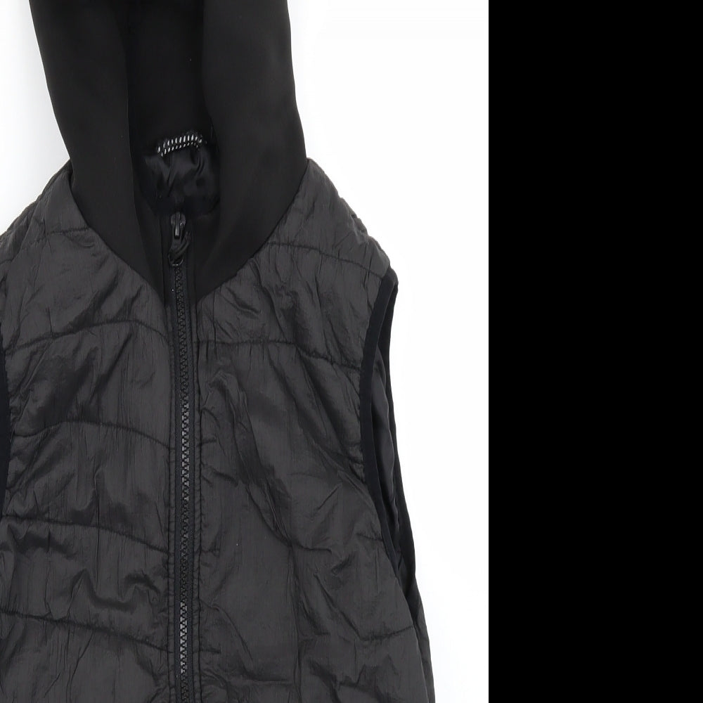 Very Boys Black   Gilet Coat Size 13 Years