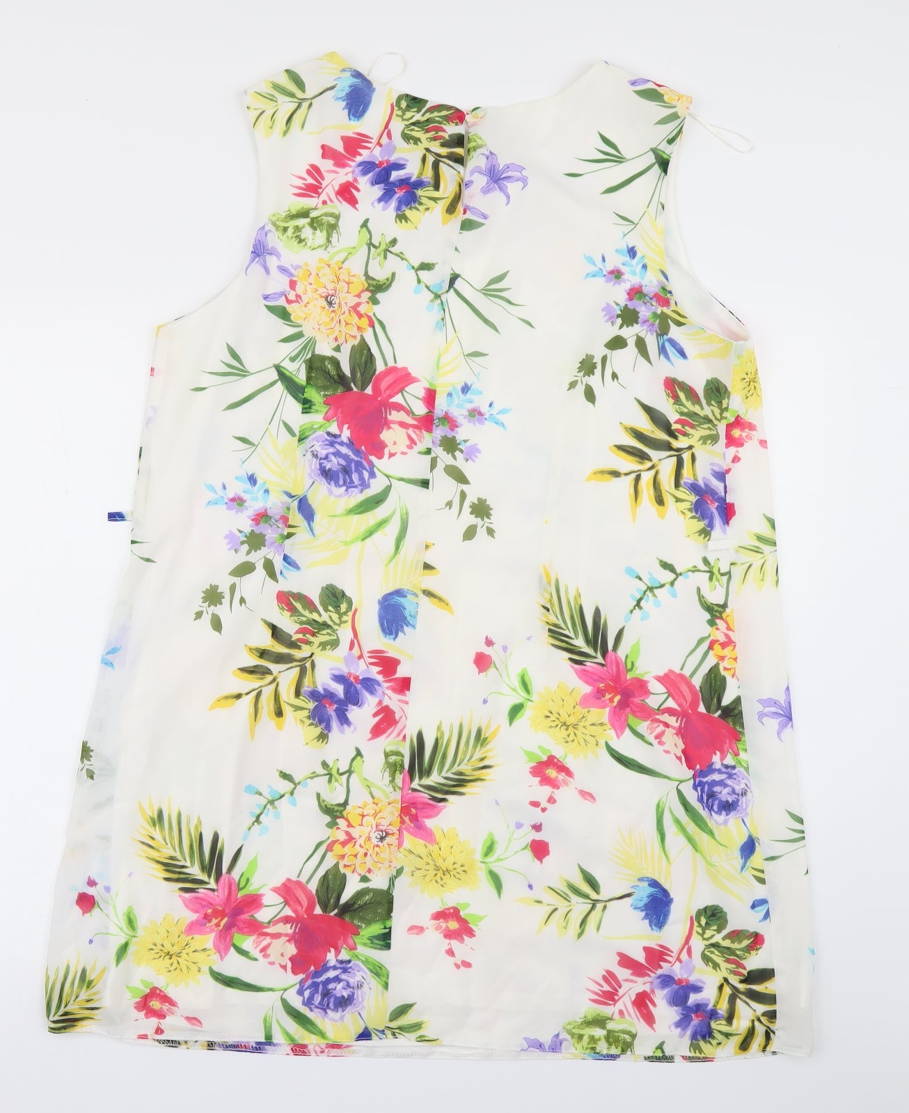 Atmosphere Womens White Floral  A-Line  Size 18