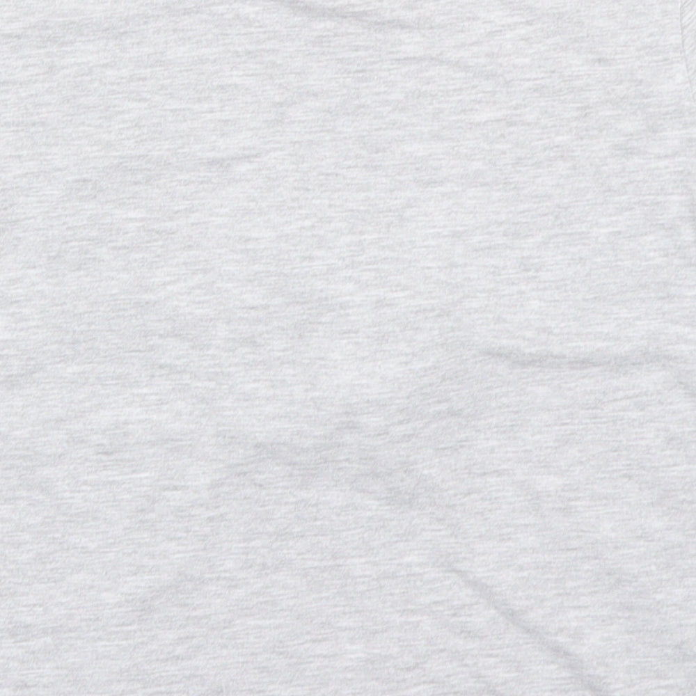 Matalan Girls Grey   Basic T-Shirt Size 10 Years  - Butterfly