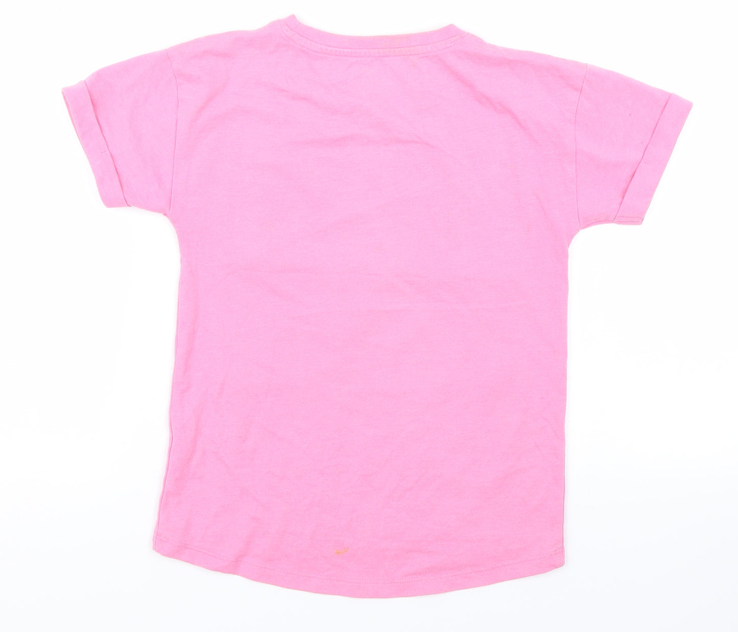 Nutmeg Girls Pink   Basic T-Shirt Size 8-9 Years  - LOL Dolls