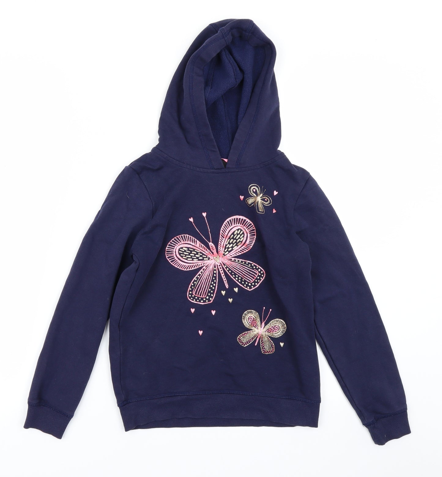 George Girls Blue   Pullover Hoodie Size 10-11 Years