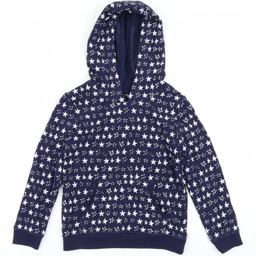 George Girls Blue   Pullover Hoodie Size 5-6 Years