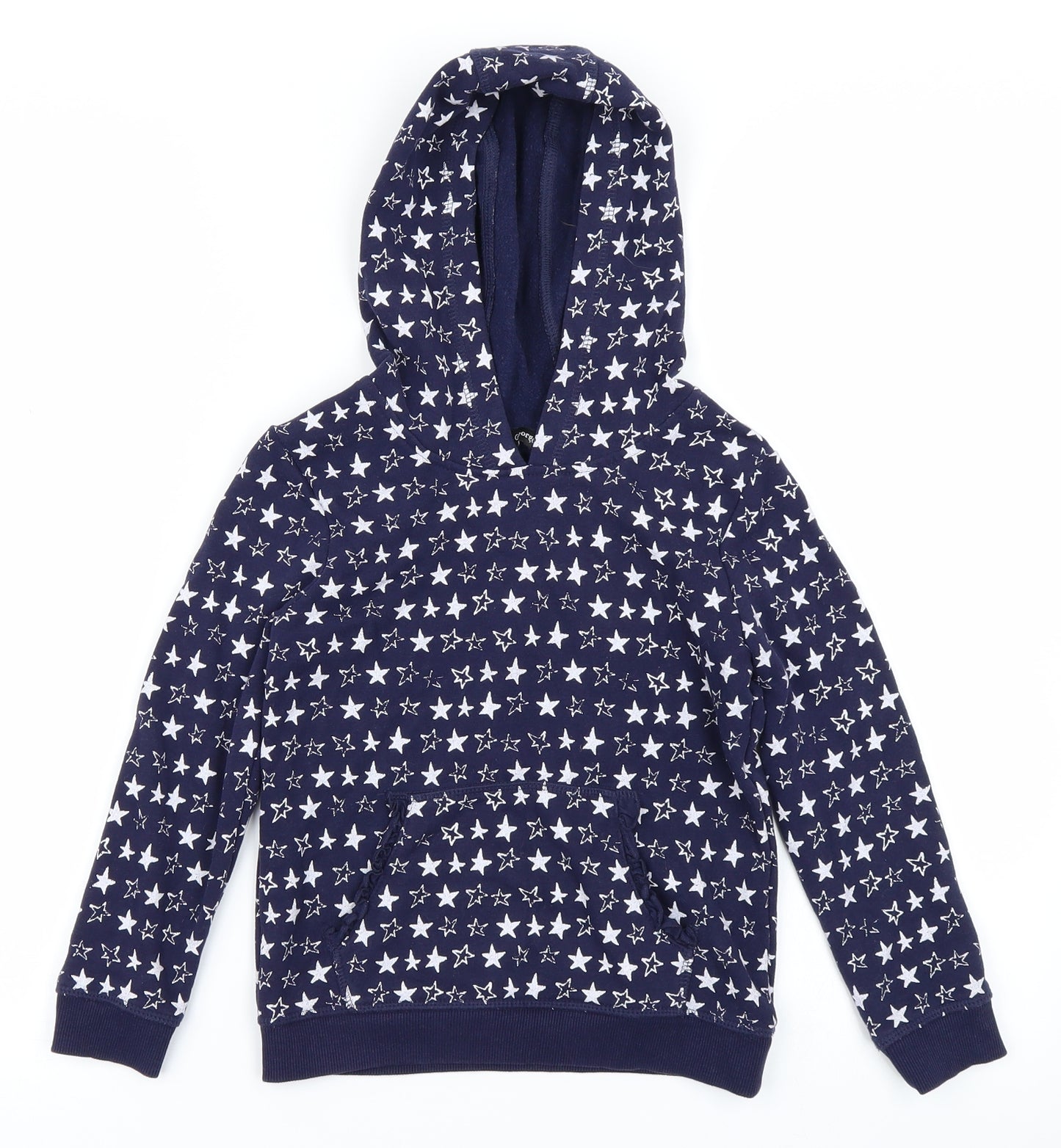 George Girls Blue   Pullover Hoodie Size 5-6 Years
