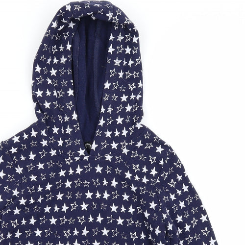 George Girls Blue   Pullover Hoodie Size 5-6 Years