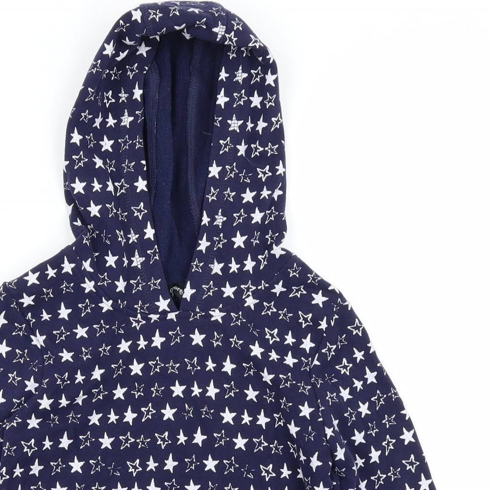 George Girls Blue   Pullover Hoodie Size 5-6 Years