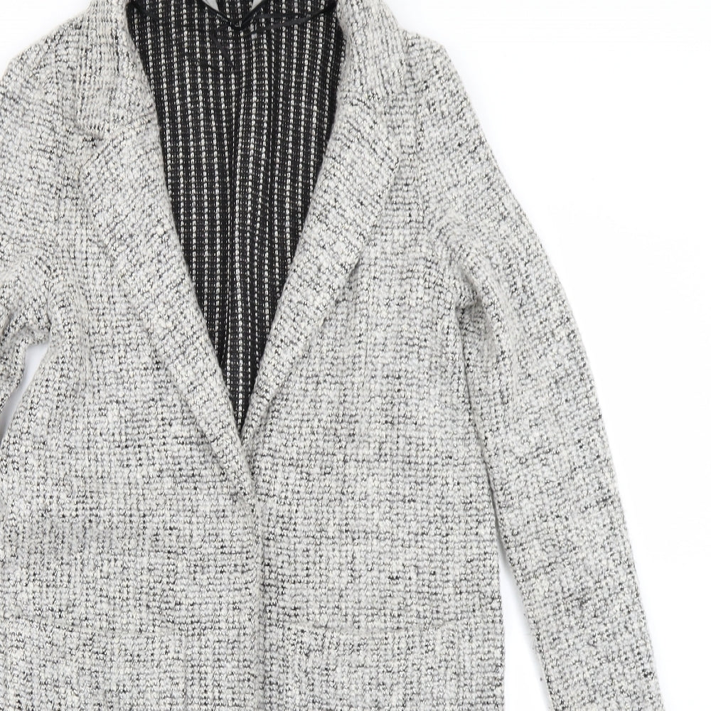 F&F Womens Grey   Overcoat Coat Size 8