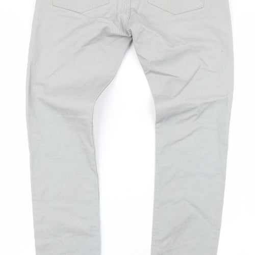 H&M Womens Grey  Denim Skinny Jeans Size 32 in L30 in