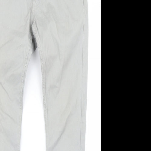 H&M Womens Grey  Denim Skinny Jeans Size 32 in L30 in