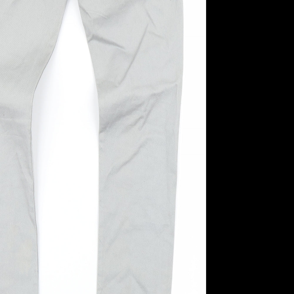 H&M Womens Grey  Denim Skinny Jeans Size 32 in L30 in