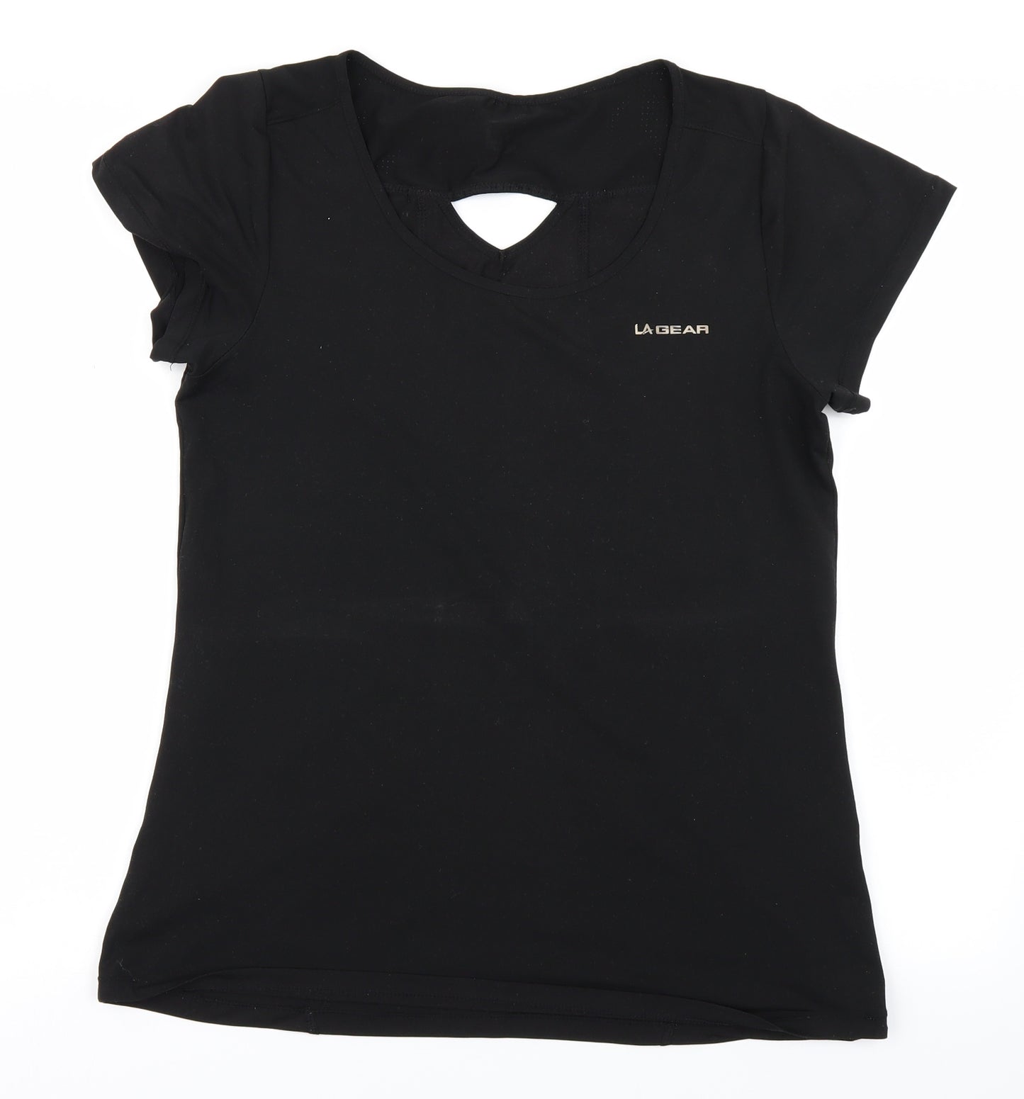 LA Gear Womens Black   Basic T-Shirt Size 16