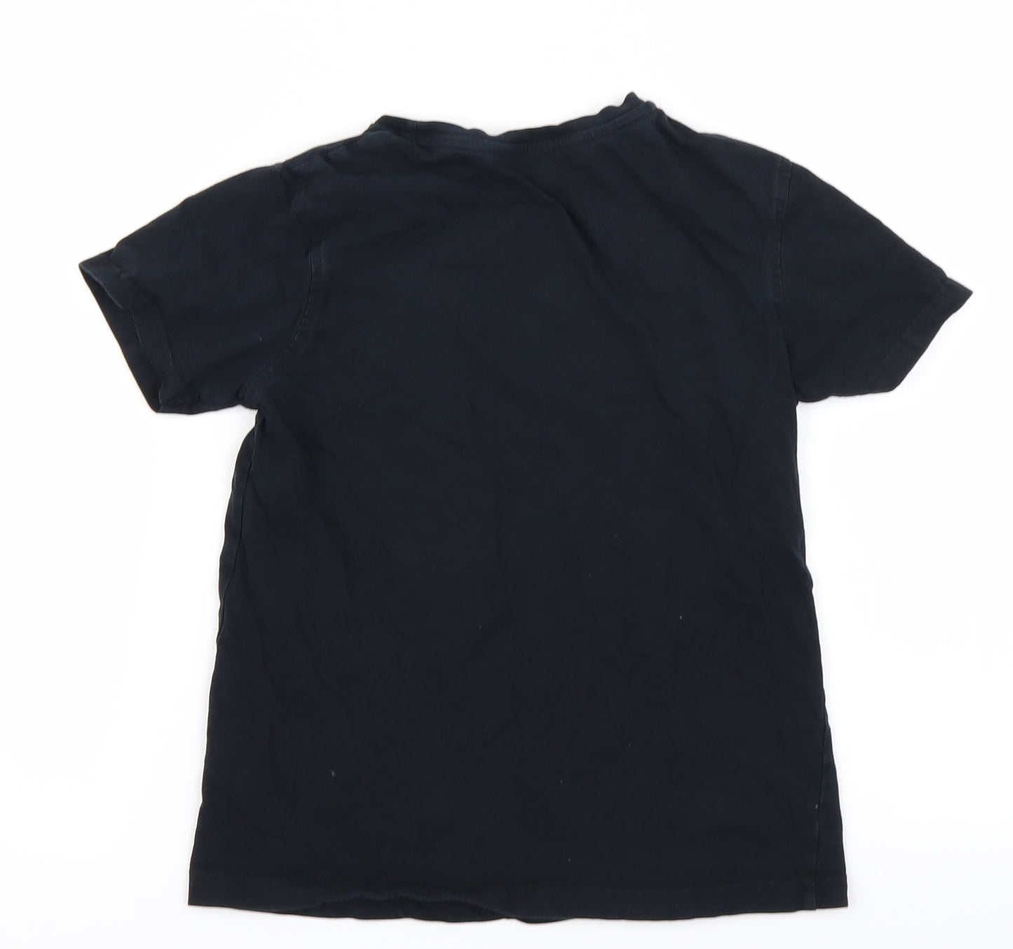 George Boys Black   Basic T-Shirt Size 9-10 Years