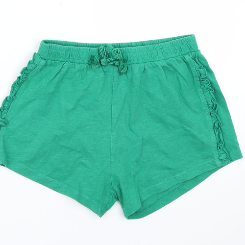 TU Girls Green   Hot Pants Shorts Size 9 Years