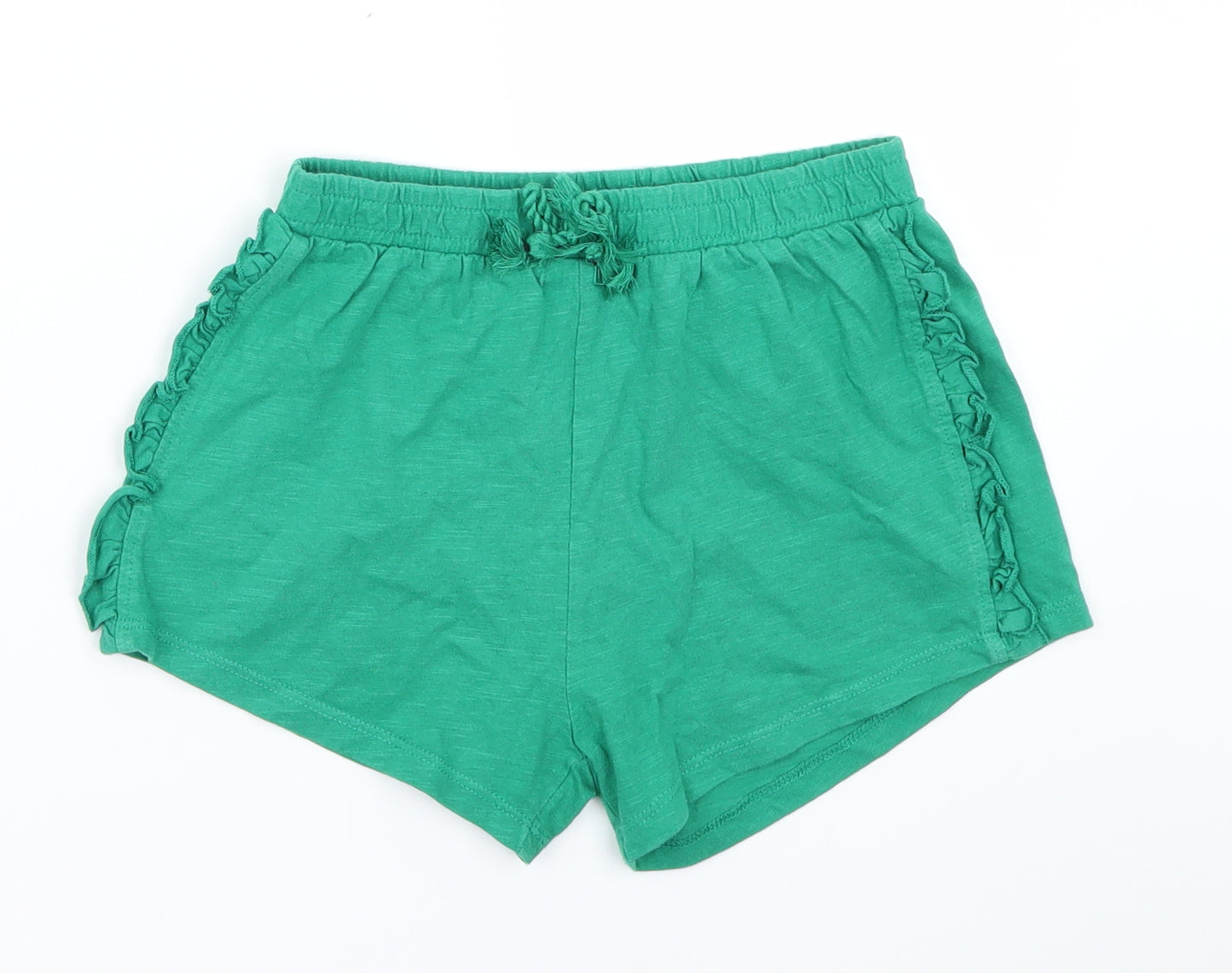 TU Girls Green   Hot Pants Shorts Size 9 Years
