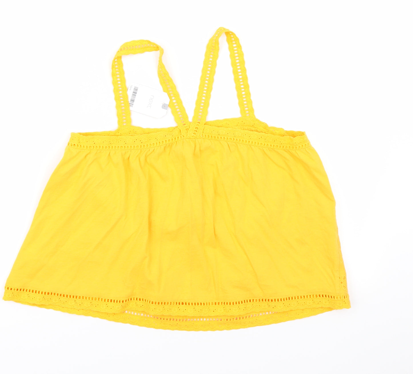 NEXT Girls Yellow   Cropped Tank Size 12 Years