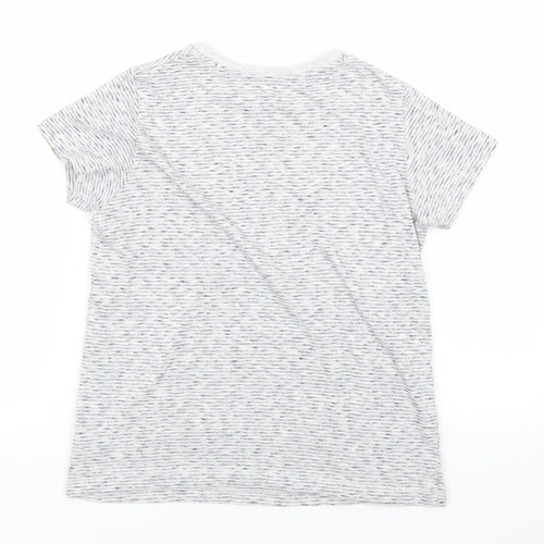 NEXT Boys Blue Striped  Basic T-Shirt Size 9 Years