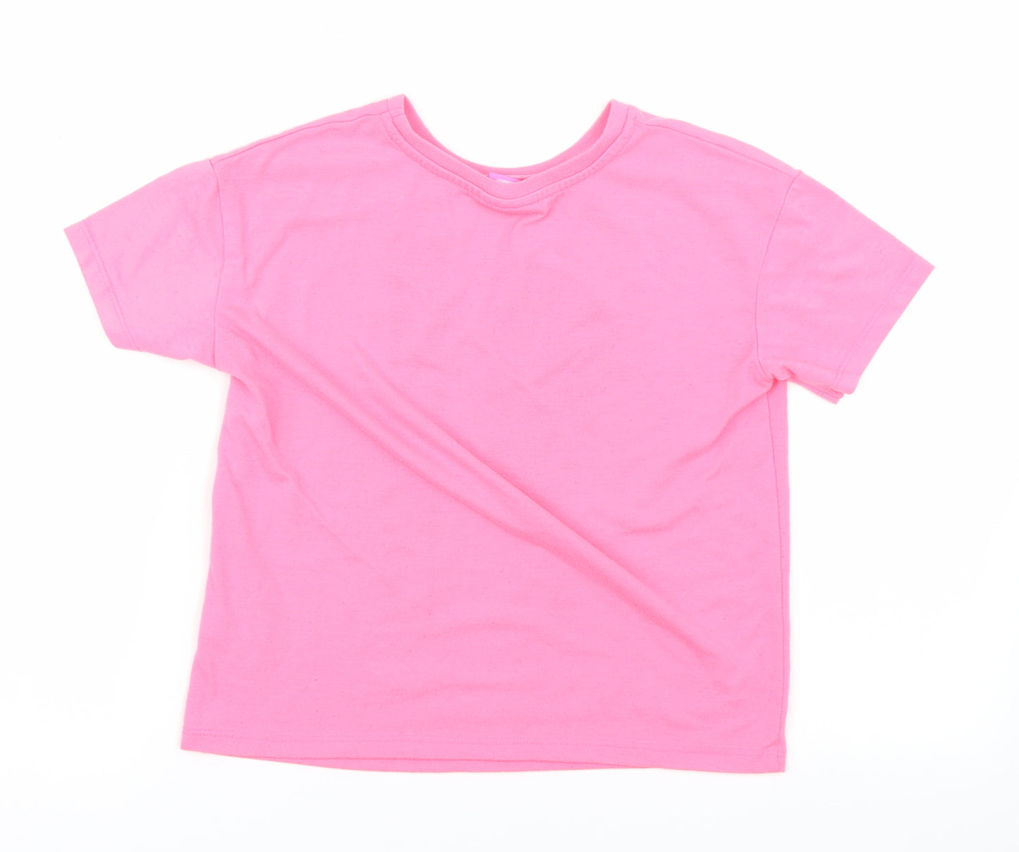 George Girls Pink   Basic T-Shirt Size 8-9 Years  - OMG dolls