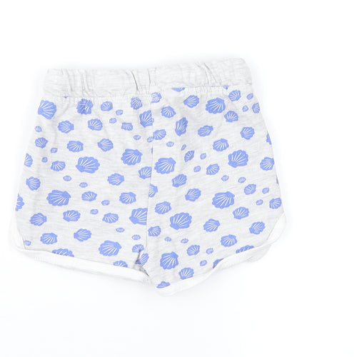 Disney Baby Girls Grey Geometric  Cropped Trousers Size 9-12 Months  - Minnie Mouse