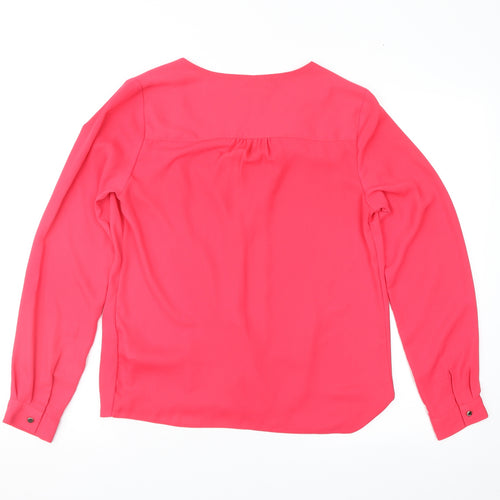F&F Womens Pink   Basic Blouse Size 8
