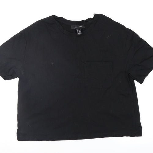New Look Womens Black   Basic T-Shirt Size 8