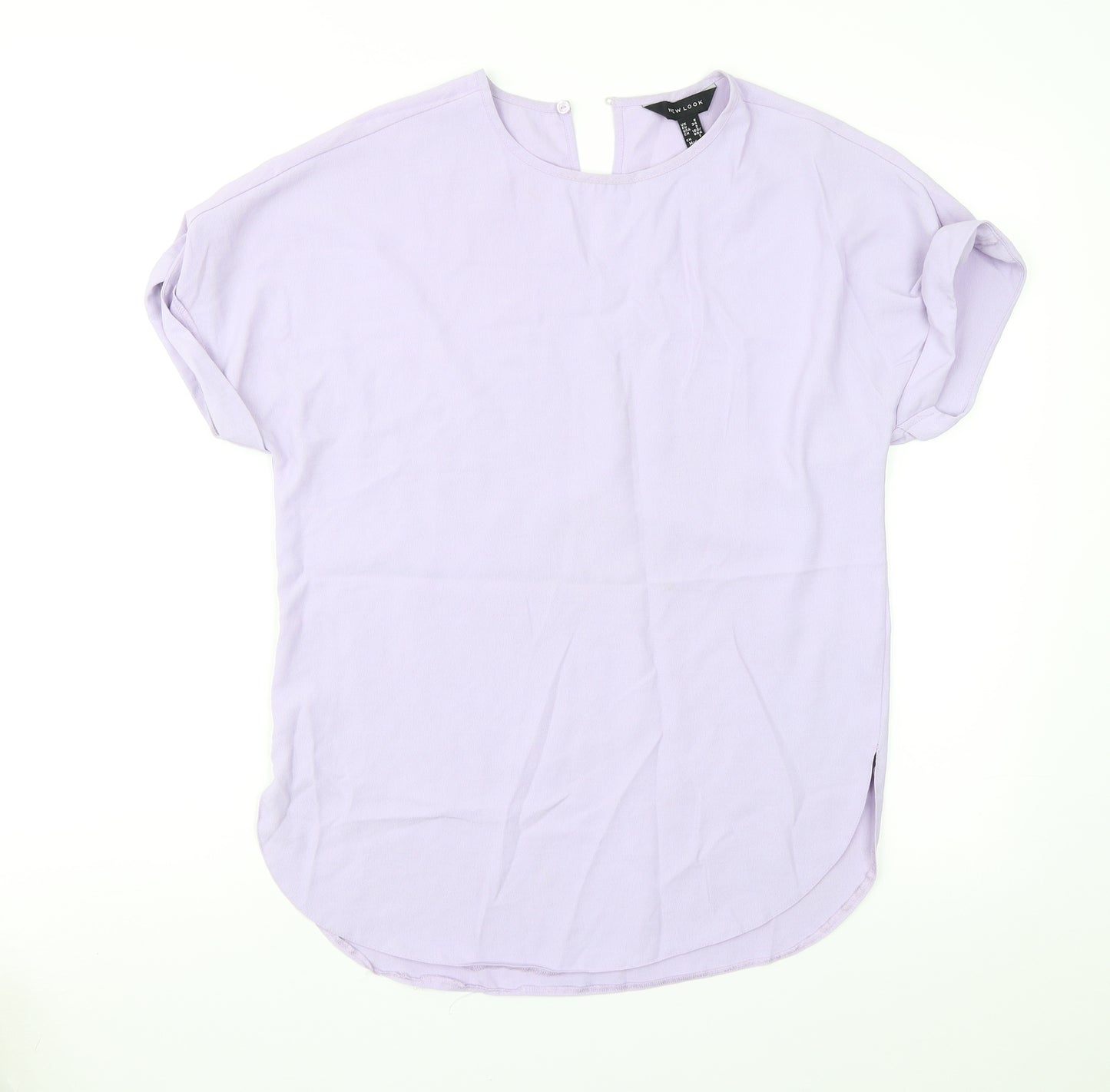 New Look Womens Purple   Basic Blouse Size 6