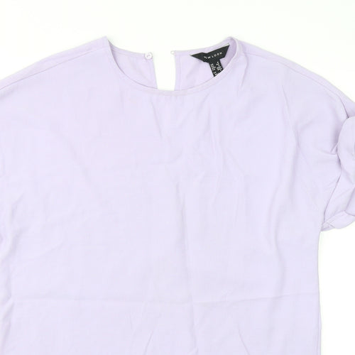 New Look Womens Purple   Basic Blouse Size 6