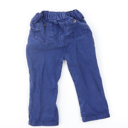 Mini Club Baby Blue   Cargo Trousers Size 9-12 Months